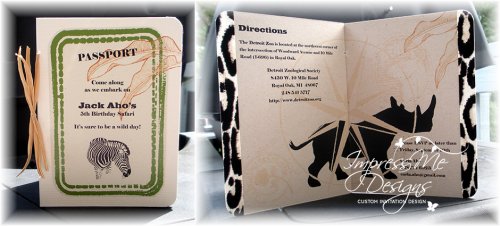 Detroit Zoo Birthday Passport