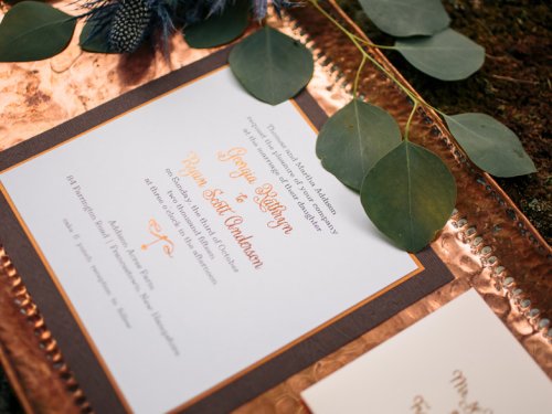 Copper Penny Styled Shoot