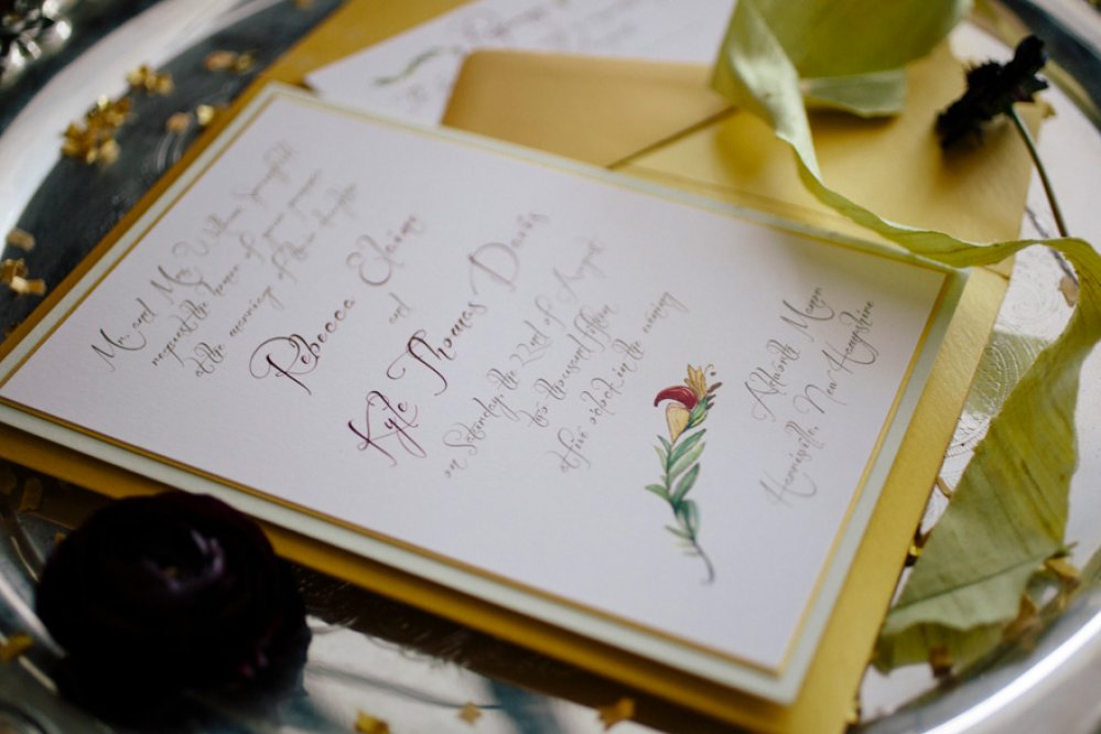 Calligraphy & Watercolor Elegance