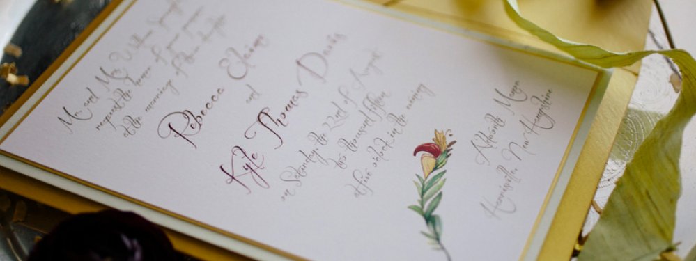 Calligraphy & Watercolor Elegance